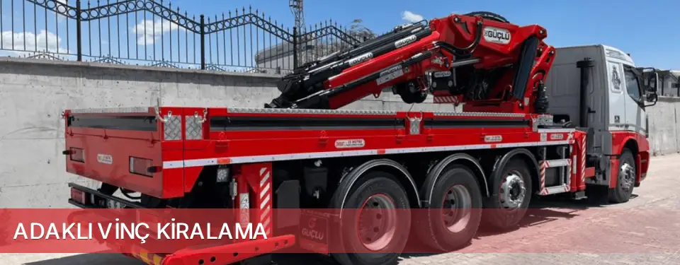 Adaklı İlçemi Vinç Kiralama